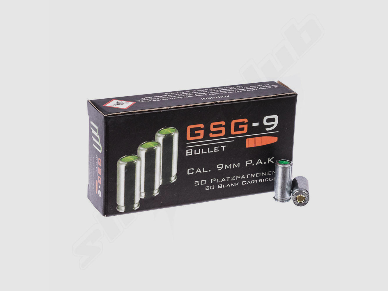 GSG	 GSG-9 Platzpatronen 50 Stk. 9mmP.A.K.