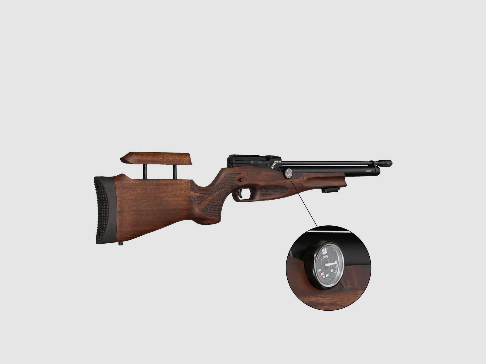 Kofferset Reximex Daystar Walnuss Pressluftgewehr 4,5 mm (P18)