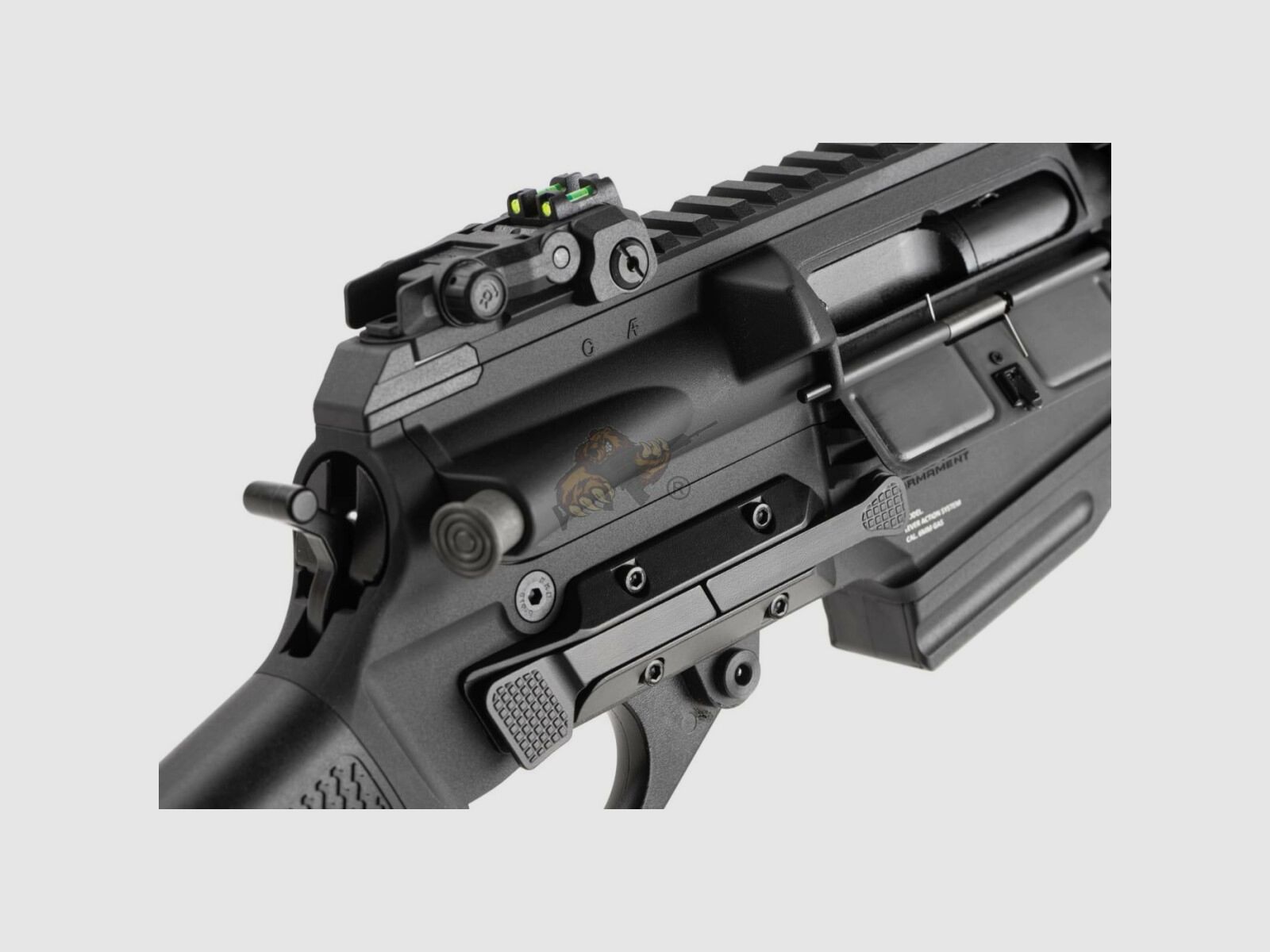 G&G LevAR 15" Fucile a leva a gas in nero Airsoft libero da 18