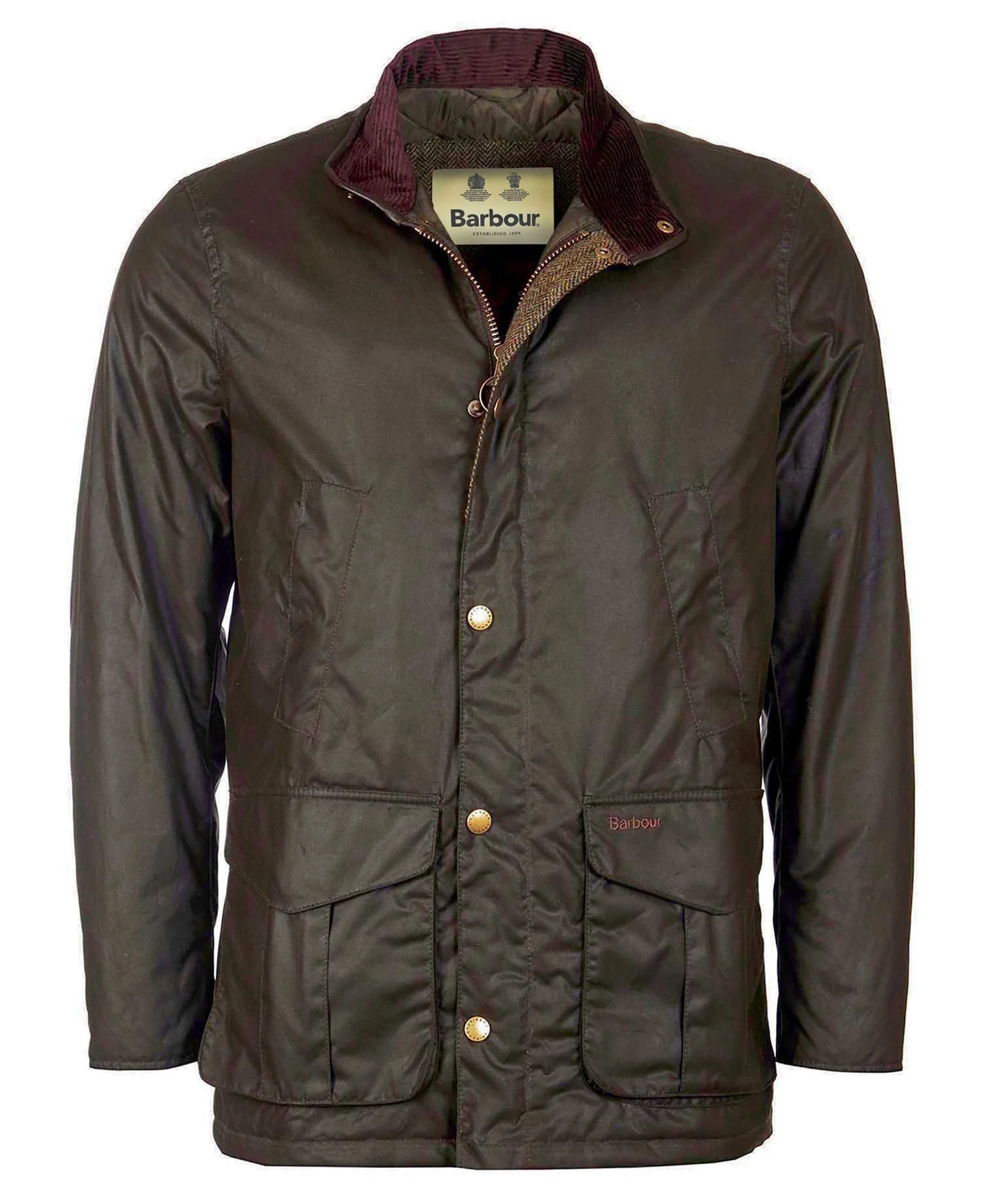 Barbour Hereford giacca cerata Olive, immagine 1 di 2