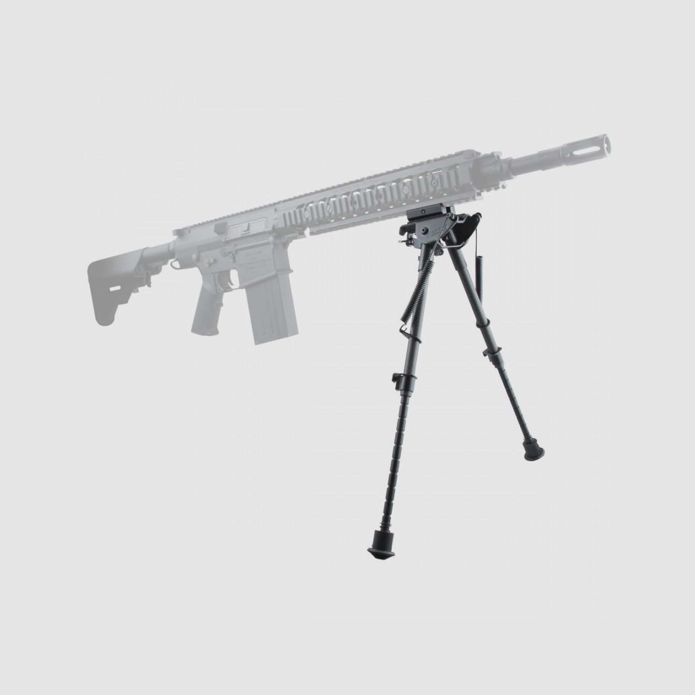 Carbon Fiber 9-13.5" Spring Bipod, image 13 of 15