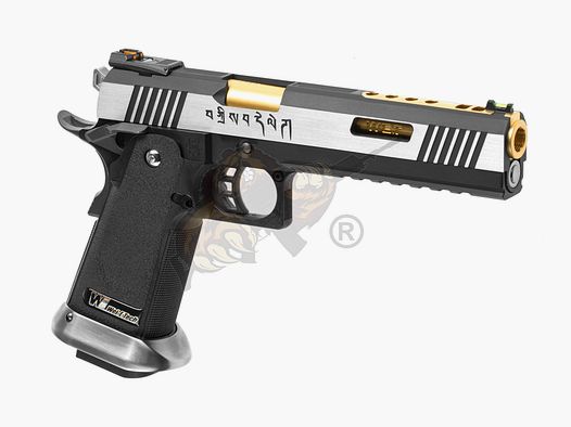 WE Hi-Capa 6 Force A Gold Barrel Full Metal GBB -F-