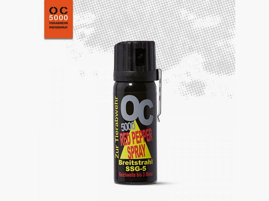 OC 5000 RED PEPPER SPRAY SSG-5 - BREITSTRAHL - 50 ML