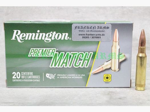 Remington Matchking BTHP .308 Win. 168gr 10,9g 20 pièces Prix dégressifs