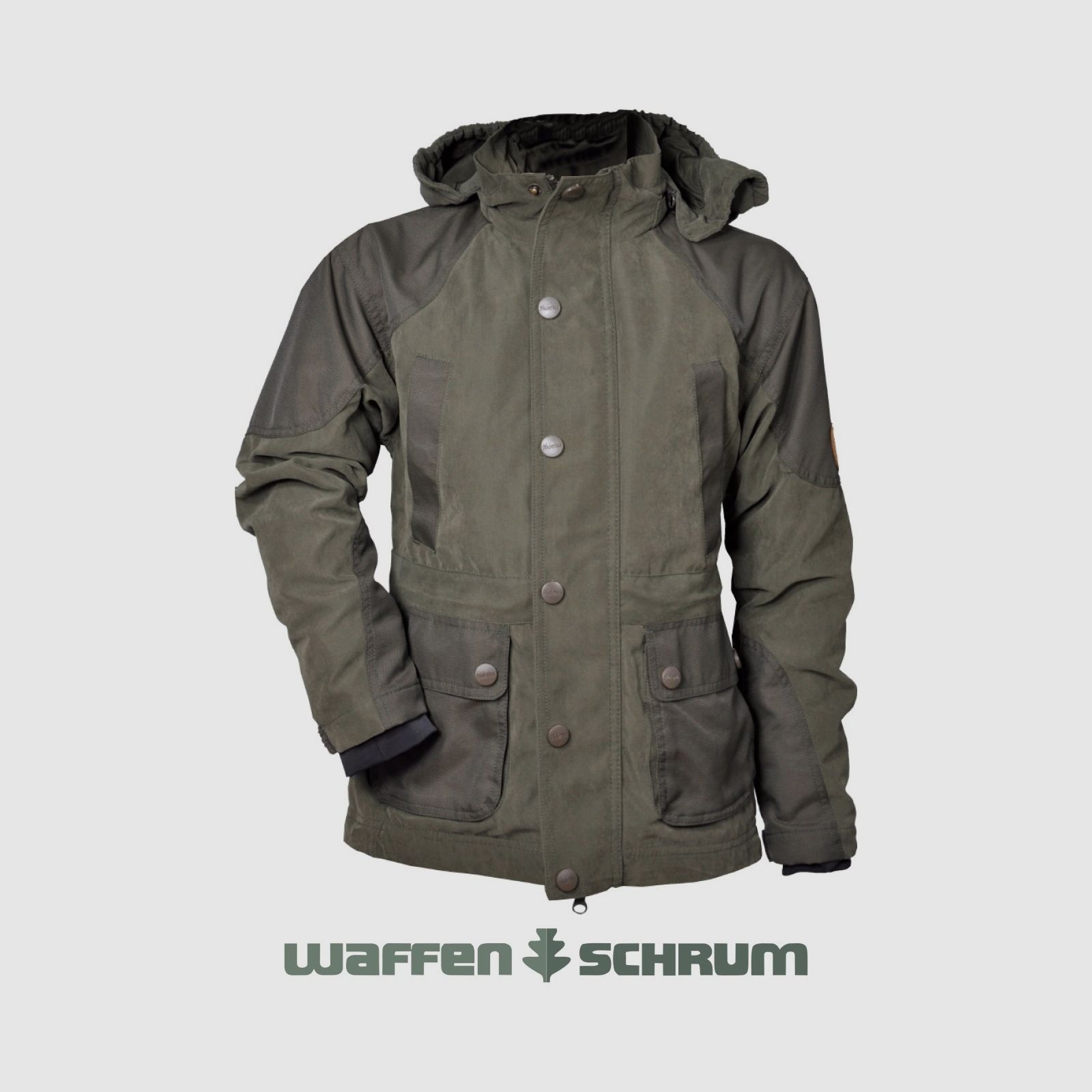 Hubertus Kinder Outdoor Jacke Oliv