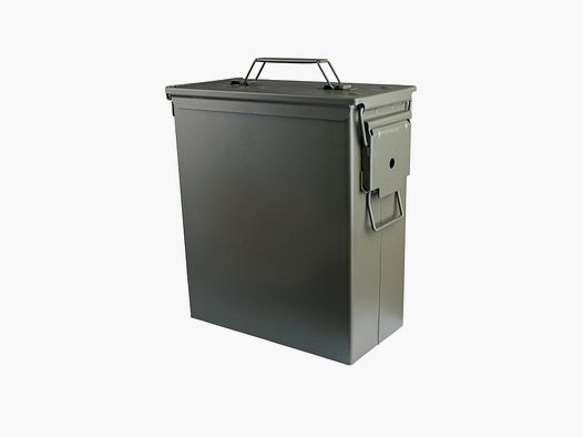 MIL-TEC US Caja de municiones de acero M9 Cal. 50