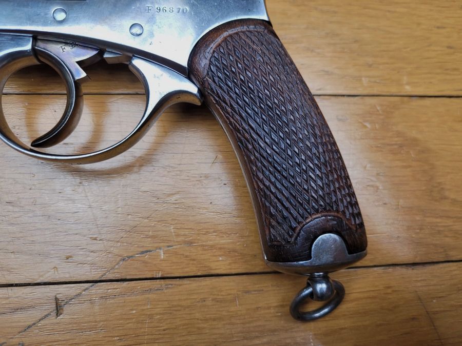 Bellissimo revolver di servizio Mod 1873 11mm73 – completamente monomatricolato – ancora giallo paglia – In ottime condizioni!, immagine 26 di 36