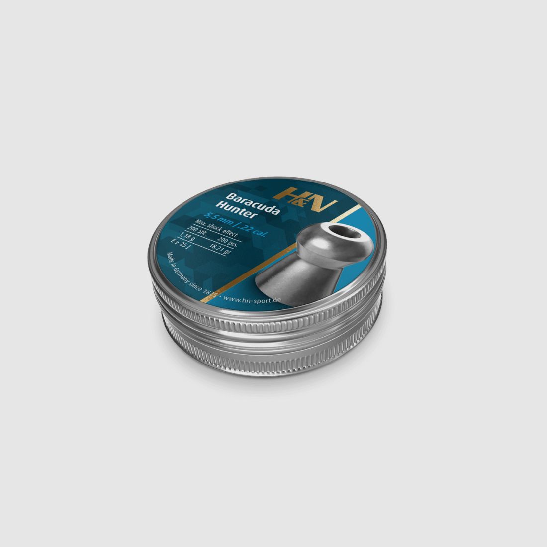 H&N BARACUDA HUNTER 5,5MM 18.21gr 200 Stk.