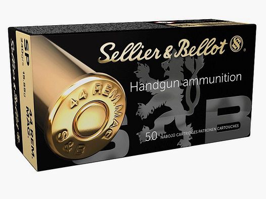 AMUNICJA SELLIER & BELLOT KALIBER .44 REM MAG SP 15,55g/240gr PUDEŁKO 50