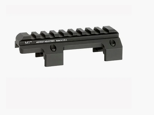 MIDWEST INDUSTRIES – HK MP5/CLONES MONTAGGIO RAIL PICATINNY SUPERIORE / NERO