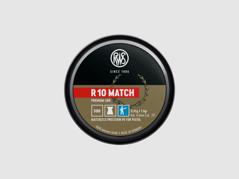 RWS Premium Line R10 Match 4.5 mm 0.5g, image 1 of 2