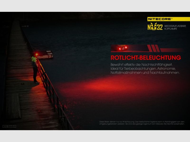 Nitecore NU32 Taschenlampe NU32 schwarz