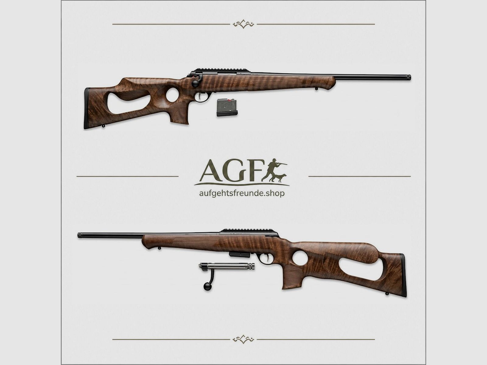 Anschütz 1771 Premium Lochschaft LL: 51cm M15x1, immagine 1 di 4