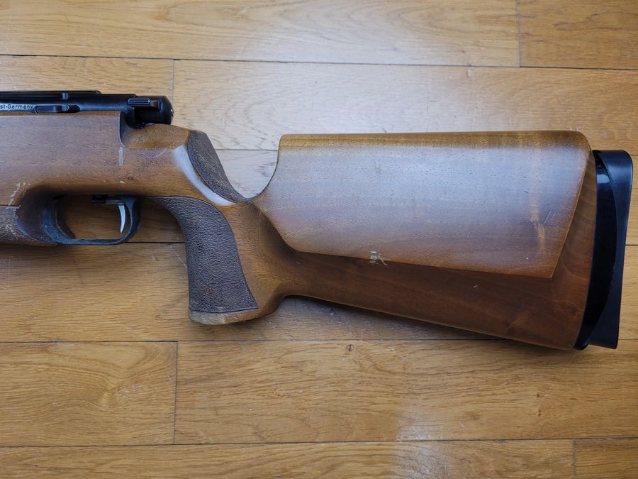 Schöne Präzisionsgewehr – Anschütz – Modell Match 54 – Kaliber 22LR Einzellader – schwerer Lauf – sehr guter Zustand, Bild 16 von 21
