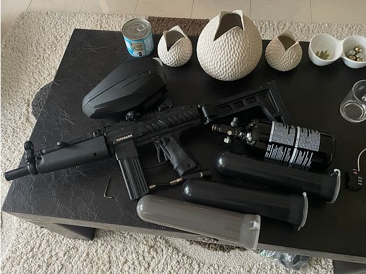 Tippman Stryker MP1 + Protoyz Speedster Loader Paintball Markierer