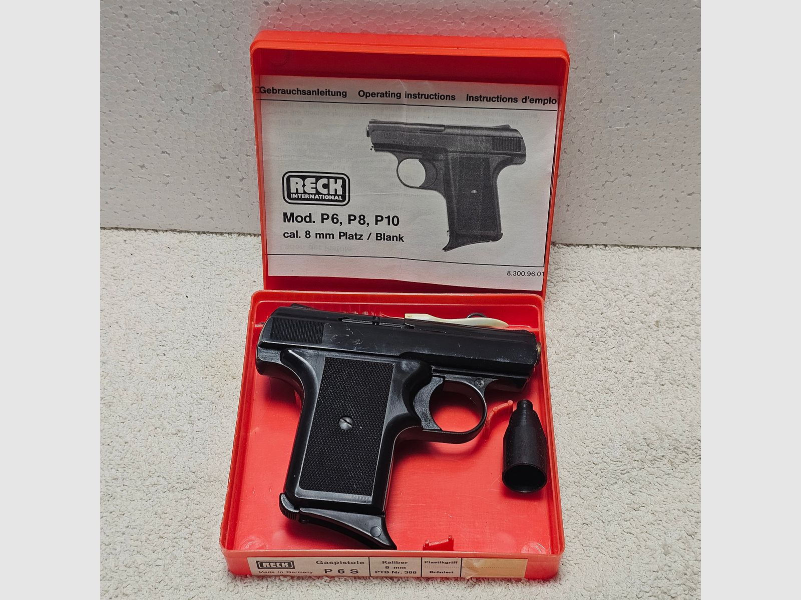 Schreckschusspistole Reck Modell P6s