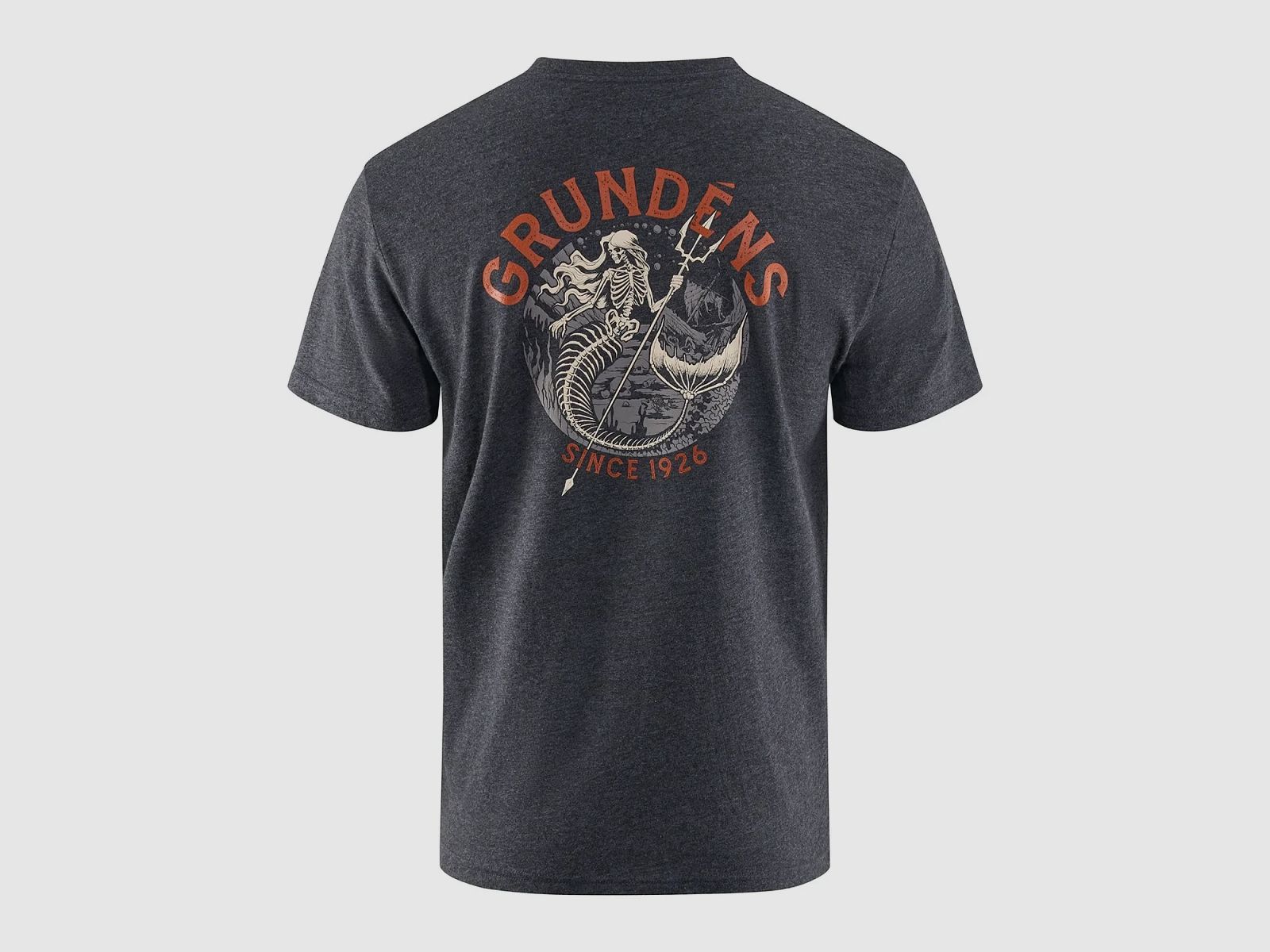 Grundéns Dead Reckoning SS T-Shirt Heather Charcoal Men M