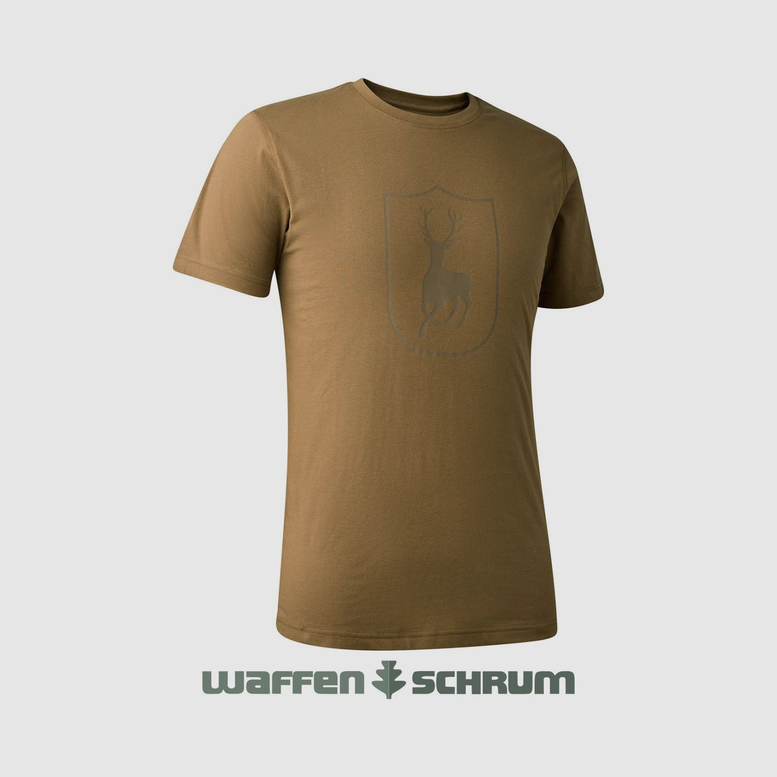 T-shirt logo Deerhunter Butternut