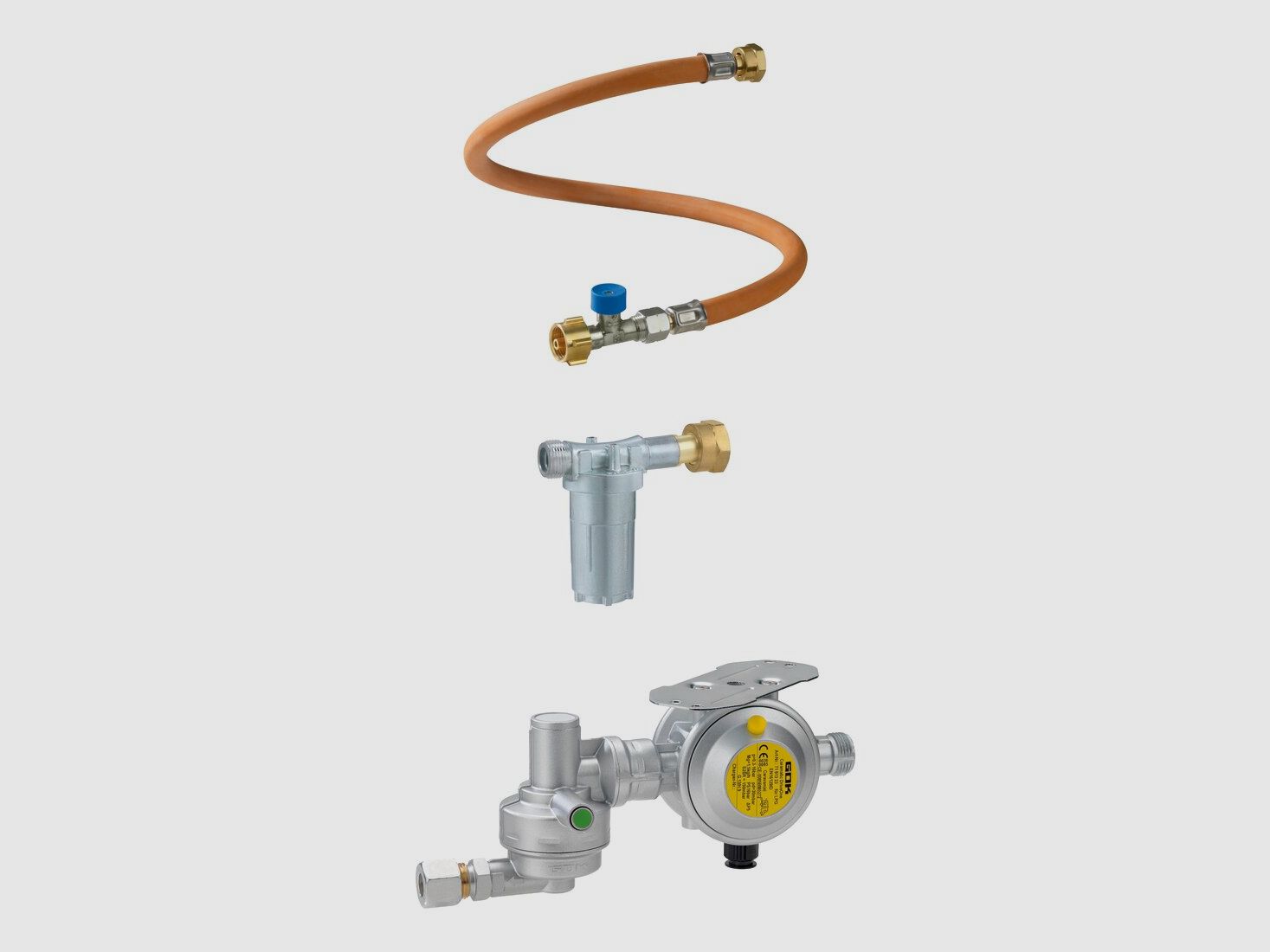 Sicherheits-Gasdruck-Regelanlage Caramatic DriveOne Set, horizontal, Bild 1 von 10