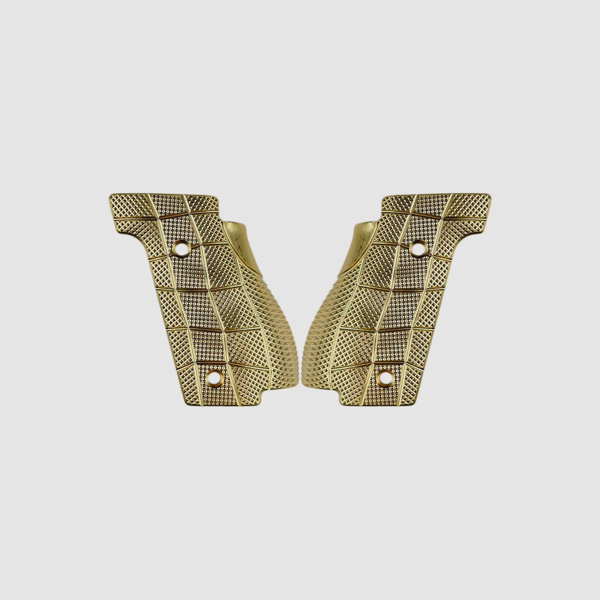 Brass GridLOK Grips, Walther Q5 | Q4 | PDP Compact Steel Frame (Standard), image 1 of 2