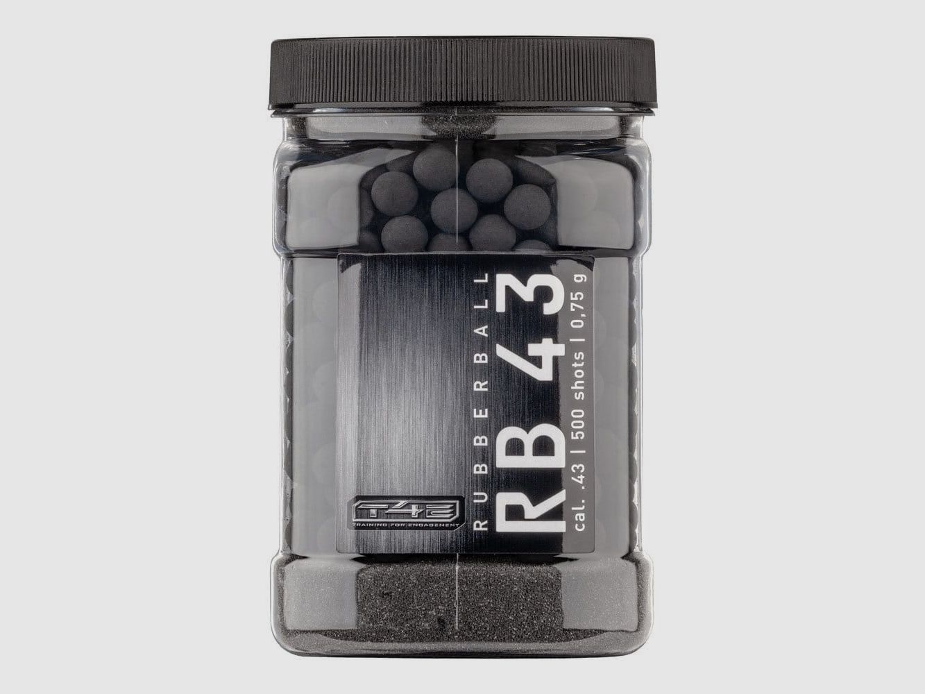 T4E RB 43 Prac Series Rubberballs - 500 pcs.