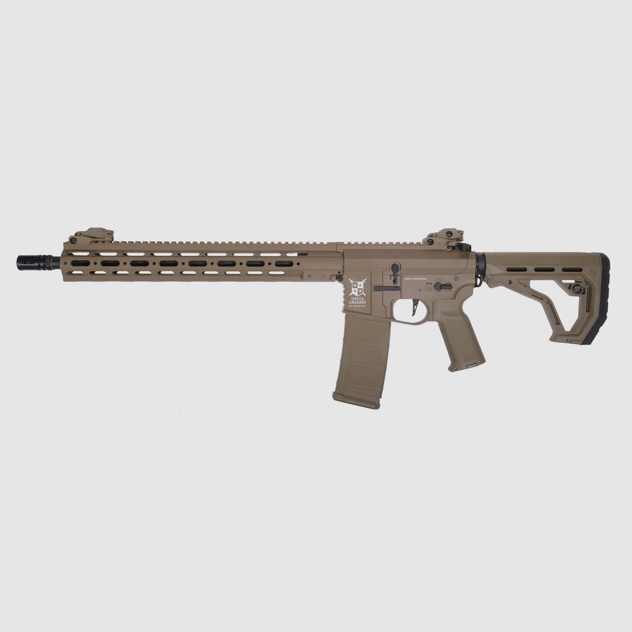 AR15 TEMPEST 2 ALPHA EAGLE ETU Tan S-AEG Softair Gewehr Frei ab 18 Jahren | Delta Armory
