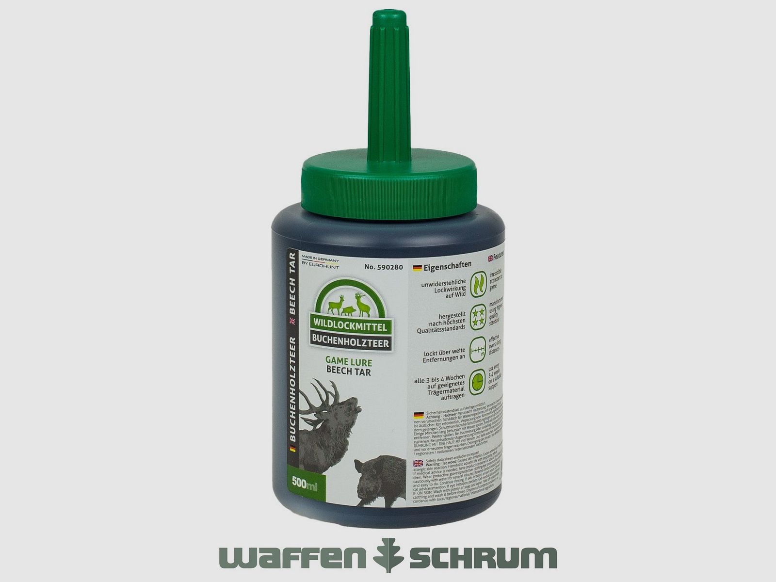 Eurohunt beech wood tar with brush 500ml