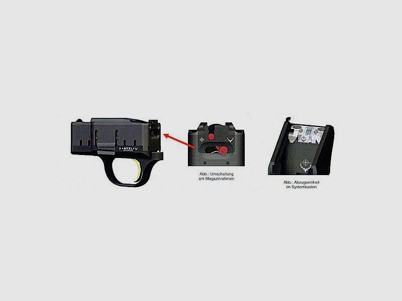 BLASER Tuning/Ersatzteil f. Langwaffe Magazin-/Abzugseinheit ATZL f. R8 komplett