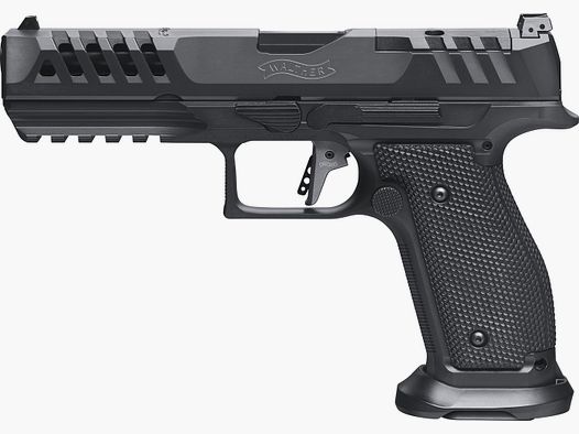 Walther PDP Steel Frame Match 9mm Luger Full Size 5'' 18 colpi + caricatore di riserva da 20 colpi, fusto in acciaio, 9mm Luger