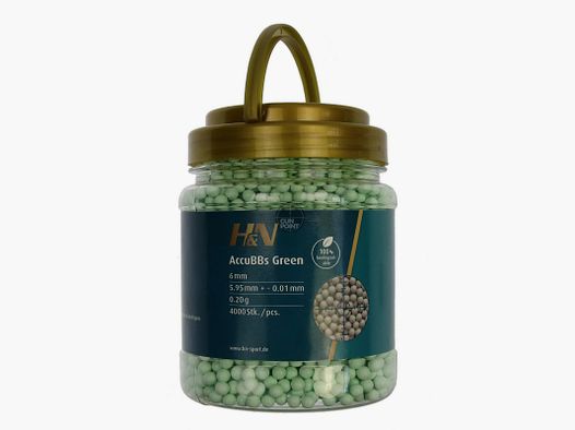 H&N Sport AccuBBs Green - 0,20g - 4000 Stk. Bio