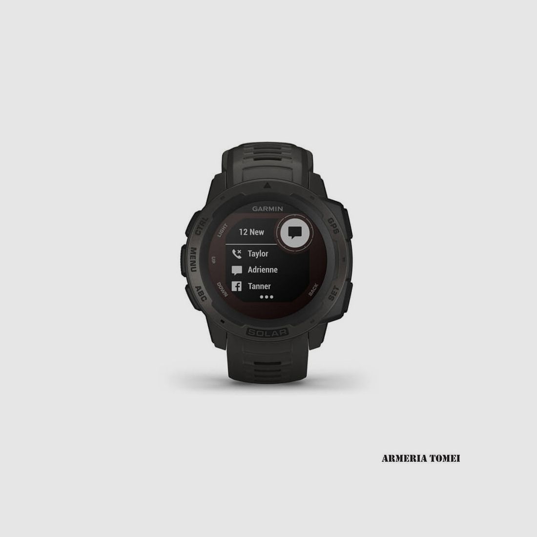 HORLOGE – GARMIN – INSTINCT® SOLAR Graphiet, afbeelding 8 van 8