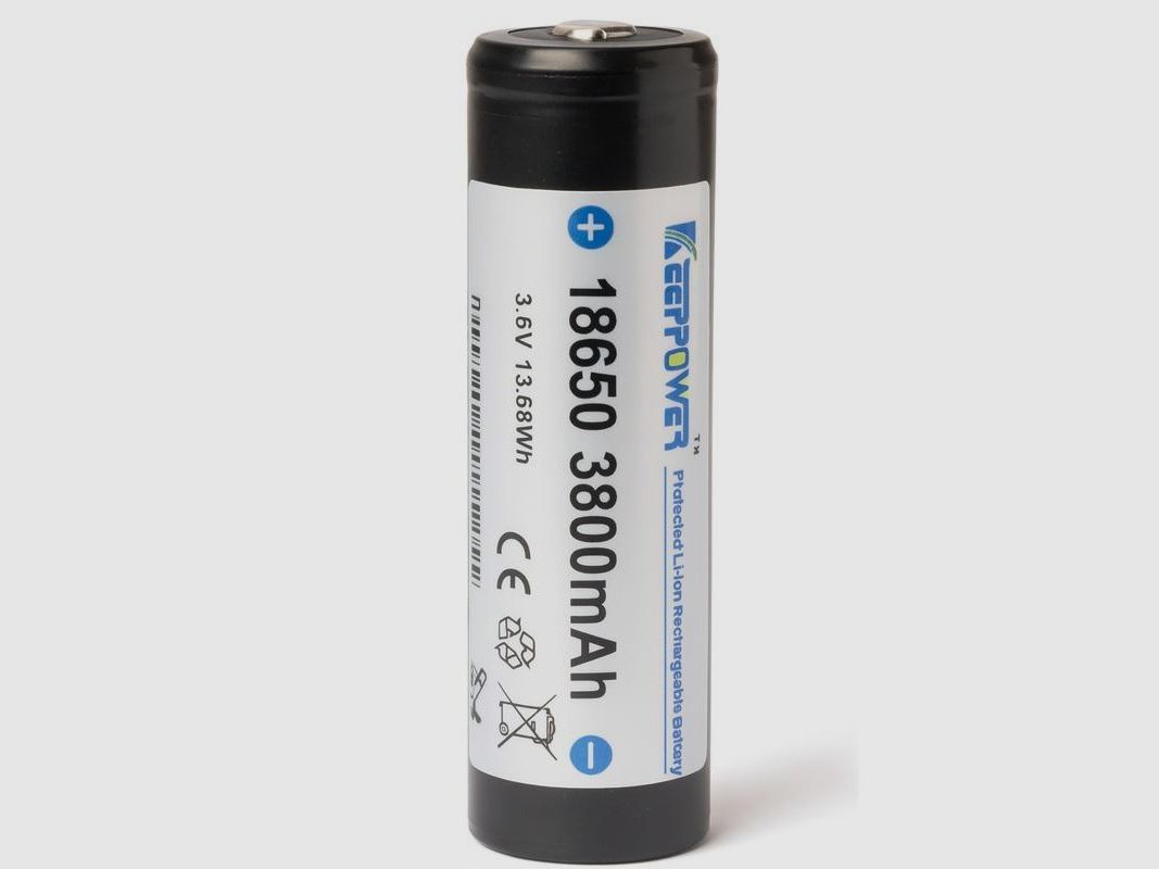 Keeppower 18650 3800mAh battery