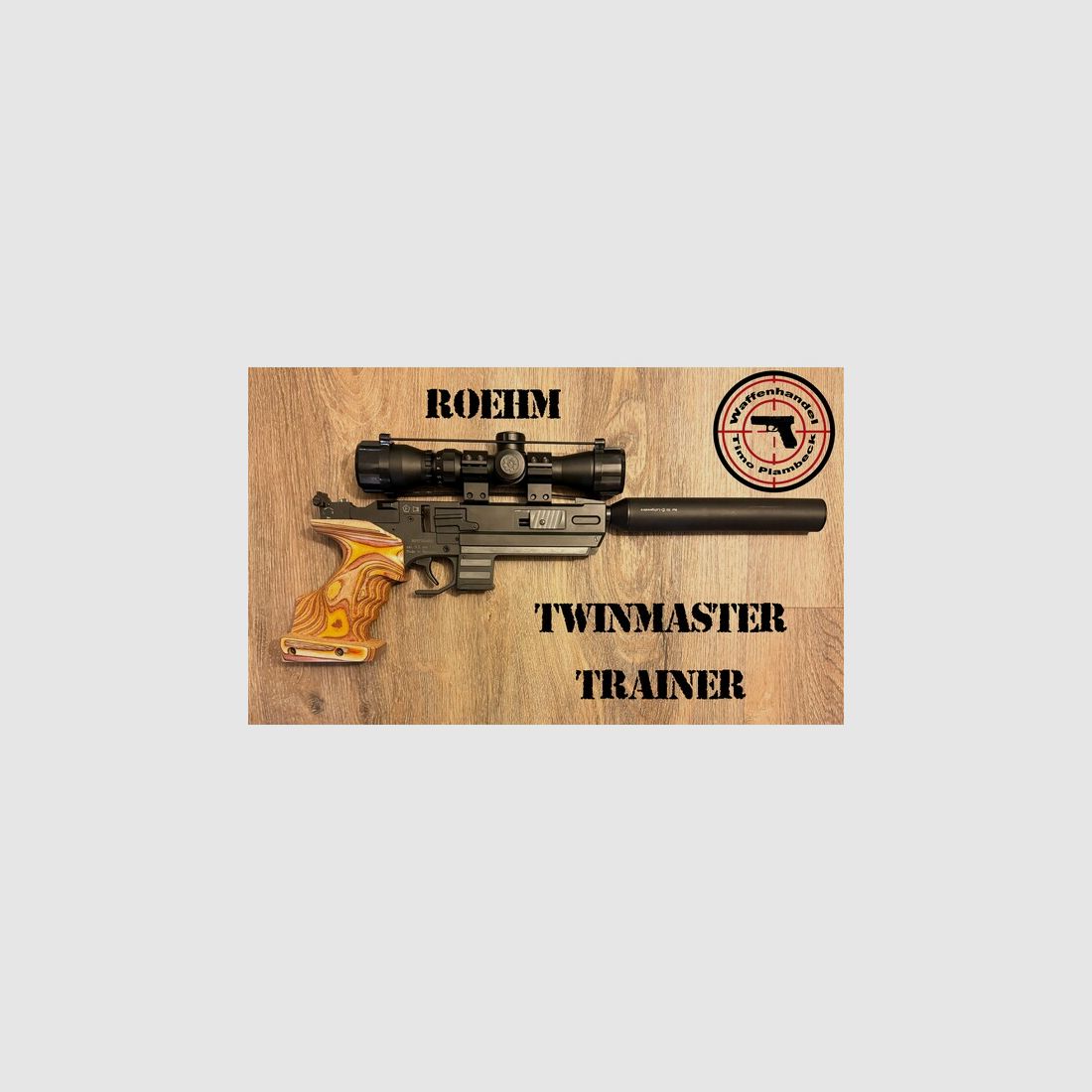 CO2-Waffe / Sammlerwaffe  RÖHM Twinmaster Trainer  im Kaliber 4,5mm / .177