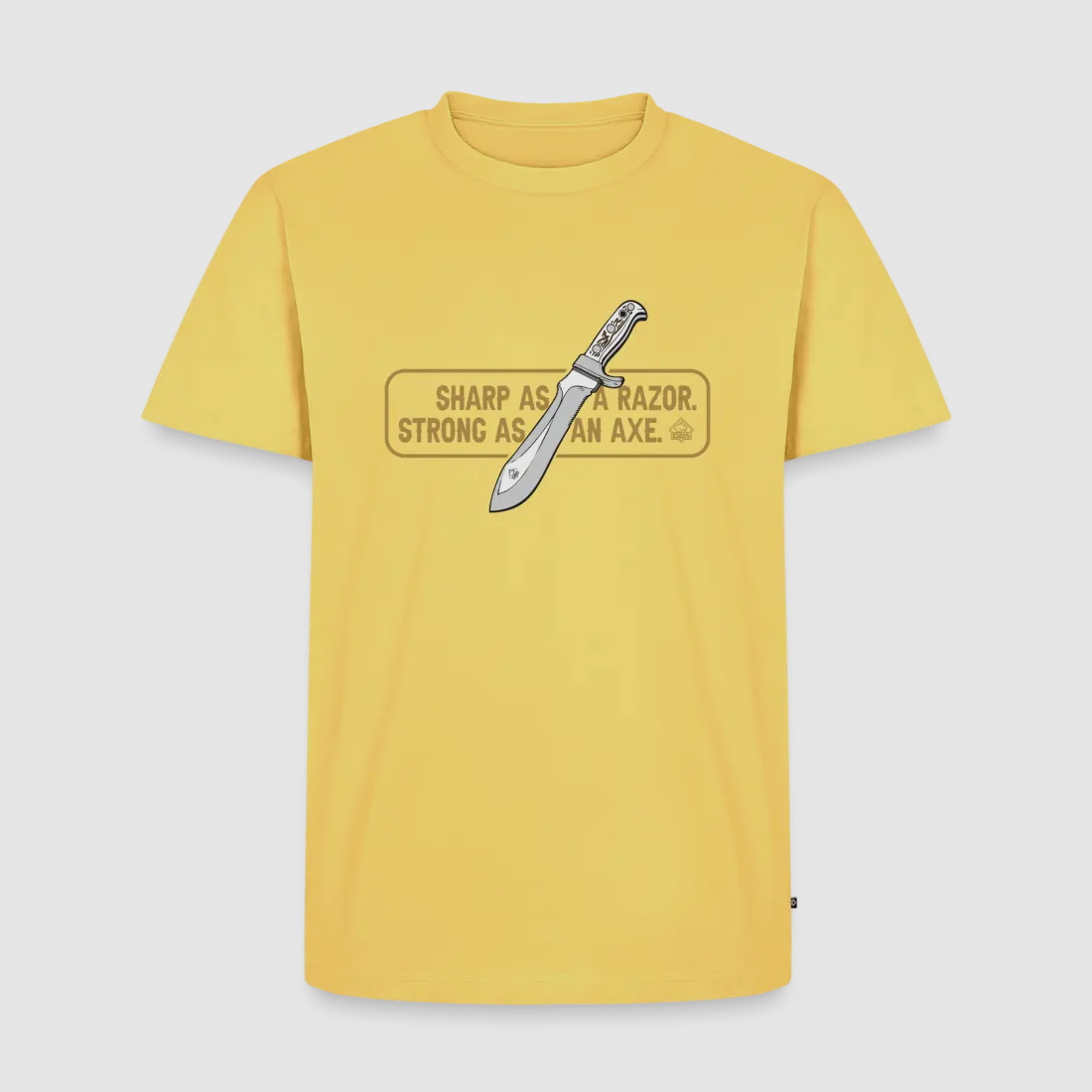 PUMA Męska Premium T-Shirt "White Hunter Sharp & Strong"