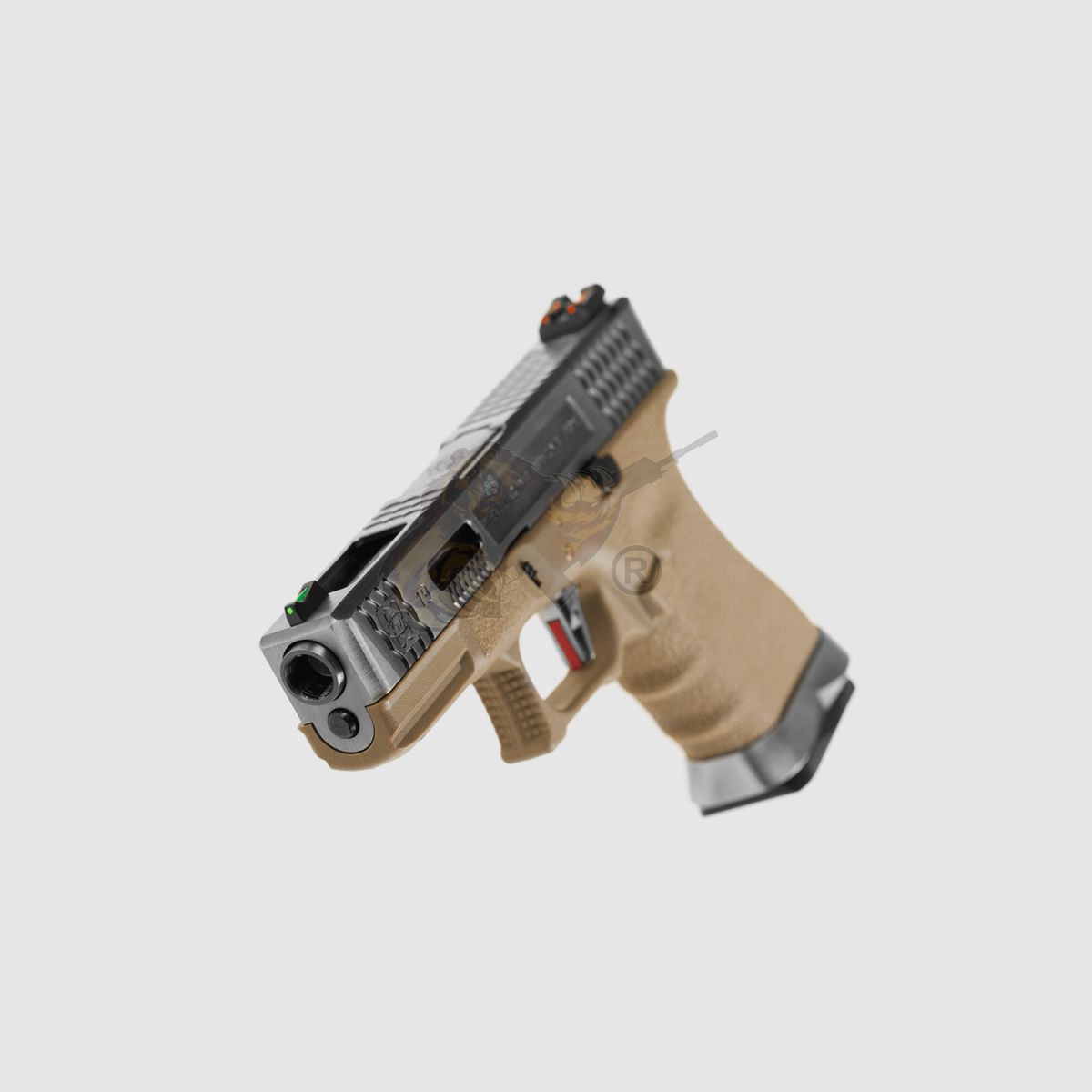 WE Custom 19 Metall Version Dual Tone Desert GBB -F-
