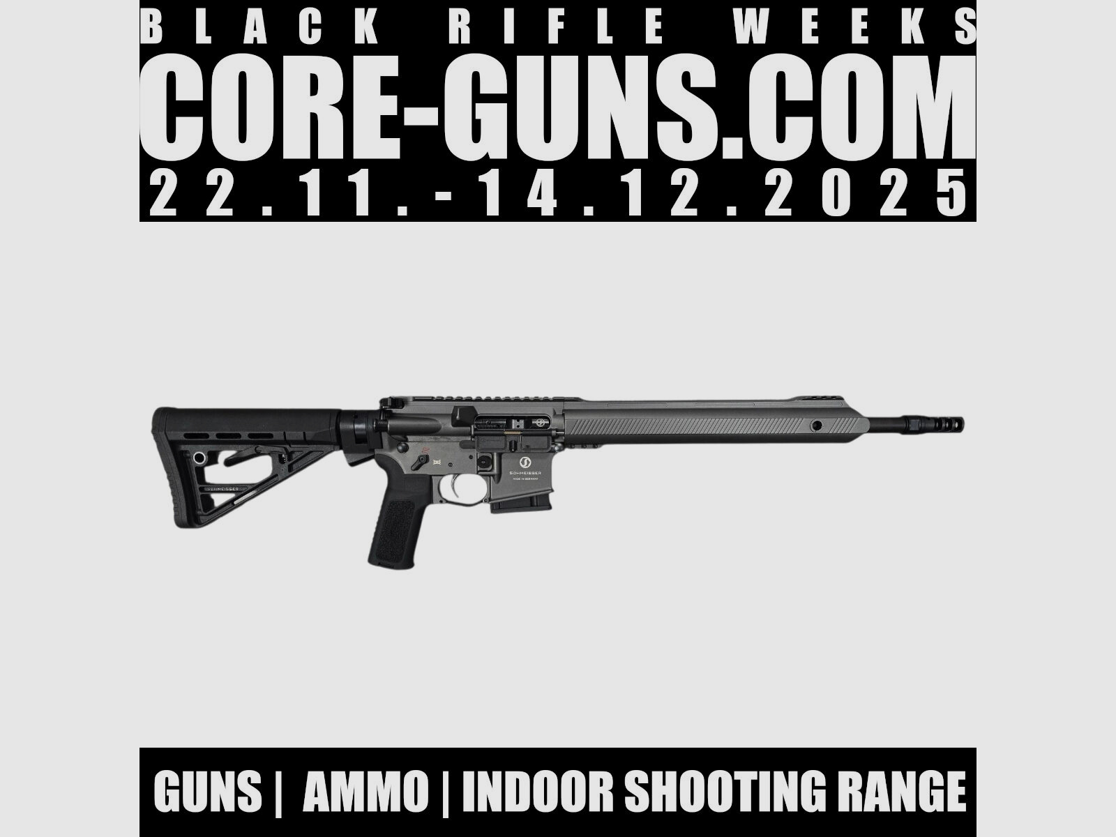 SCHMEISSER GREY AR15-M4FL SPORT 223Rem 14,5" carabine semi-automatique 223Rem Blackweeks Deals
