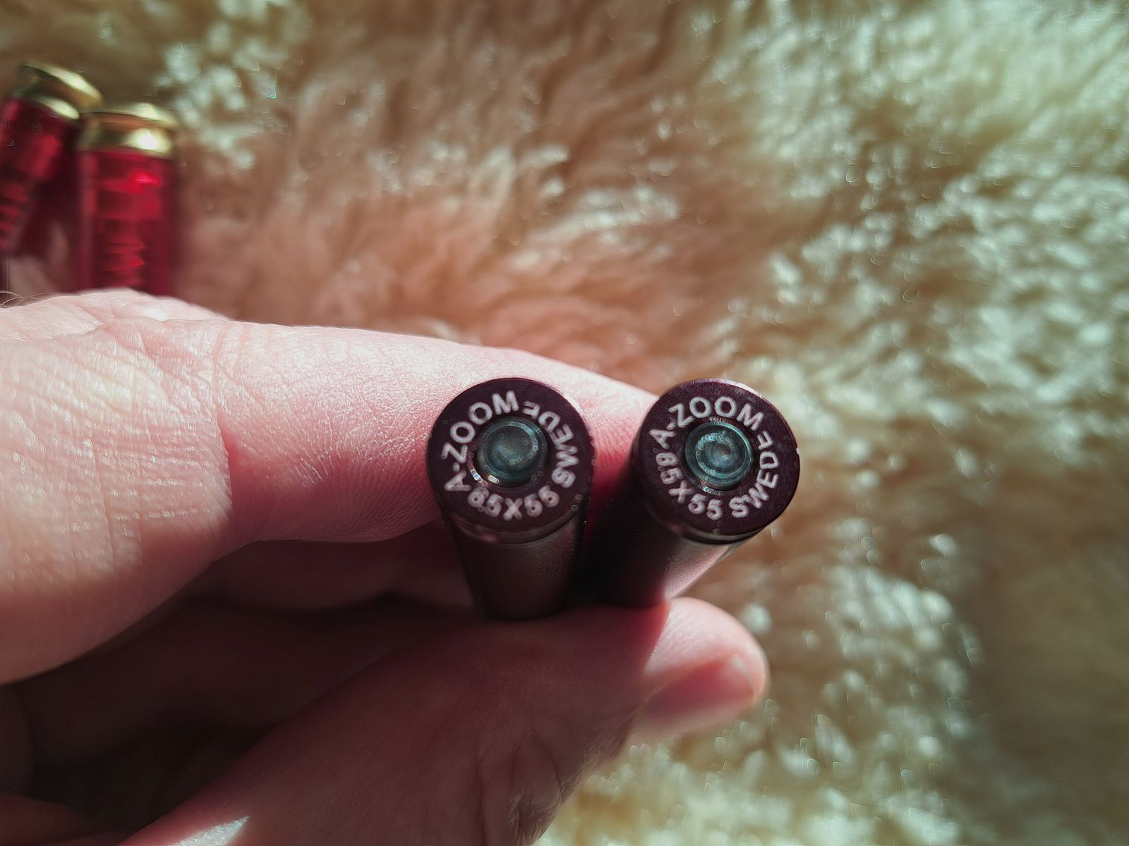 4 cartouches de protection d'occasion 6,5x55 SE (2xA-ZOOM Aluminium et 2x Plastique)