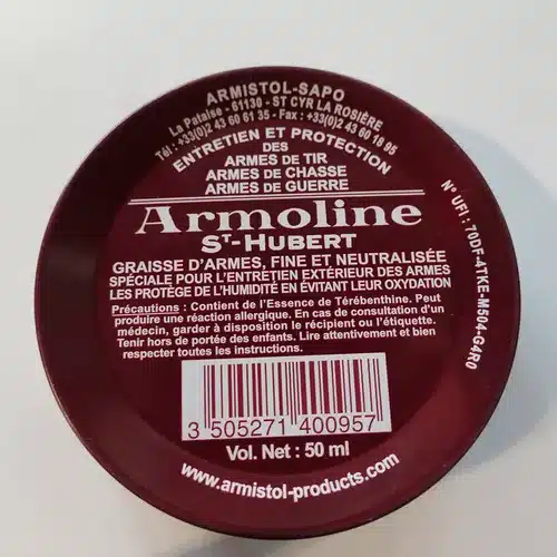 Graisse pour armes armoline st hubert, image 2 sur 2