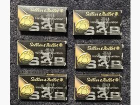 Sellier & Bellot munitions de revolver .38 Special 9,6g Wadcutter 148grs.