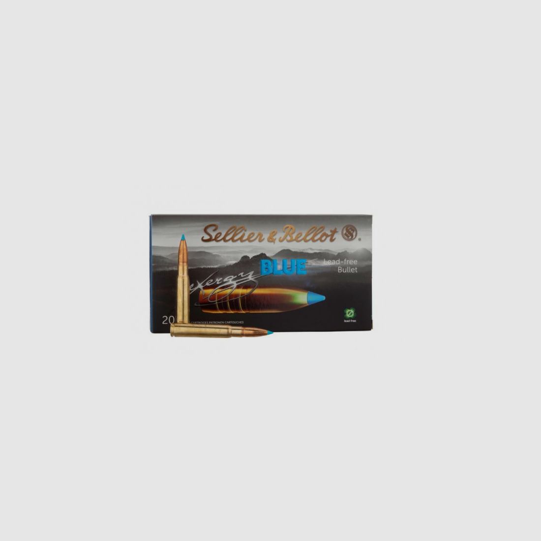 SELLIER & BELLOT EXERGY BLUE - 8x57 IS / JS - 180 GRS. - 20 SCHUSS