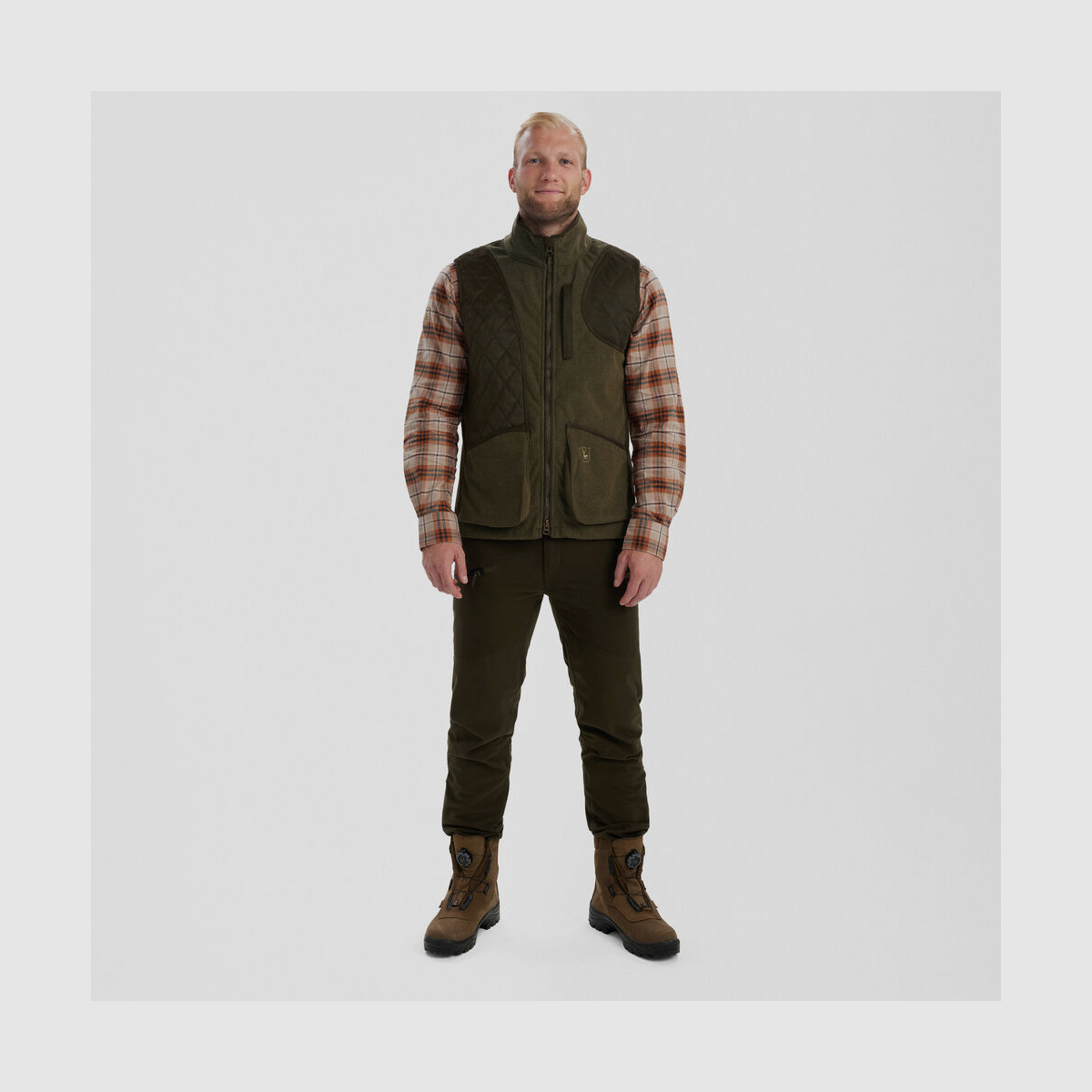 DEERHUNTER Gamekeeper Schießweste Graphite Green