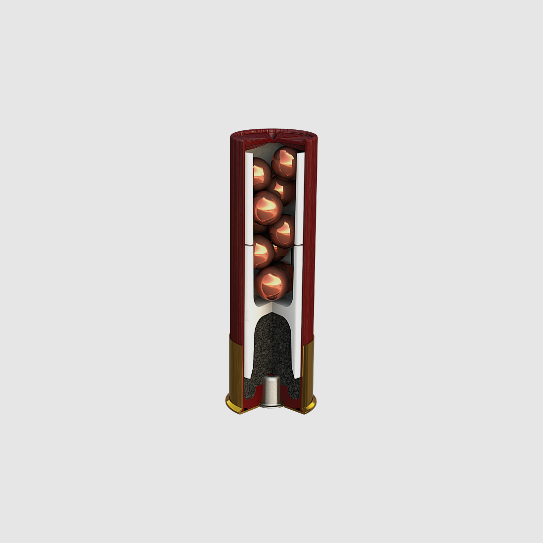 Federal Buckshot Kaliber 12/76 15 Grains Maat 8,38Mm, afbeelding 7 van 8