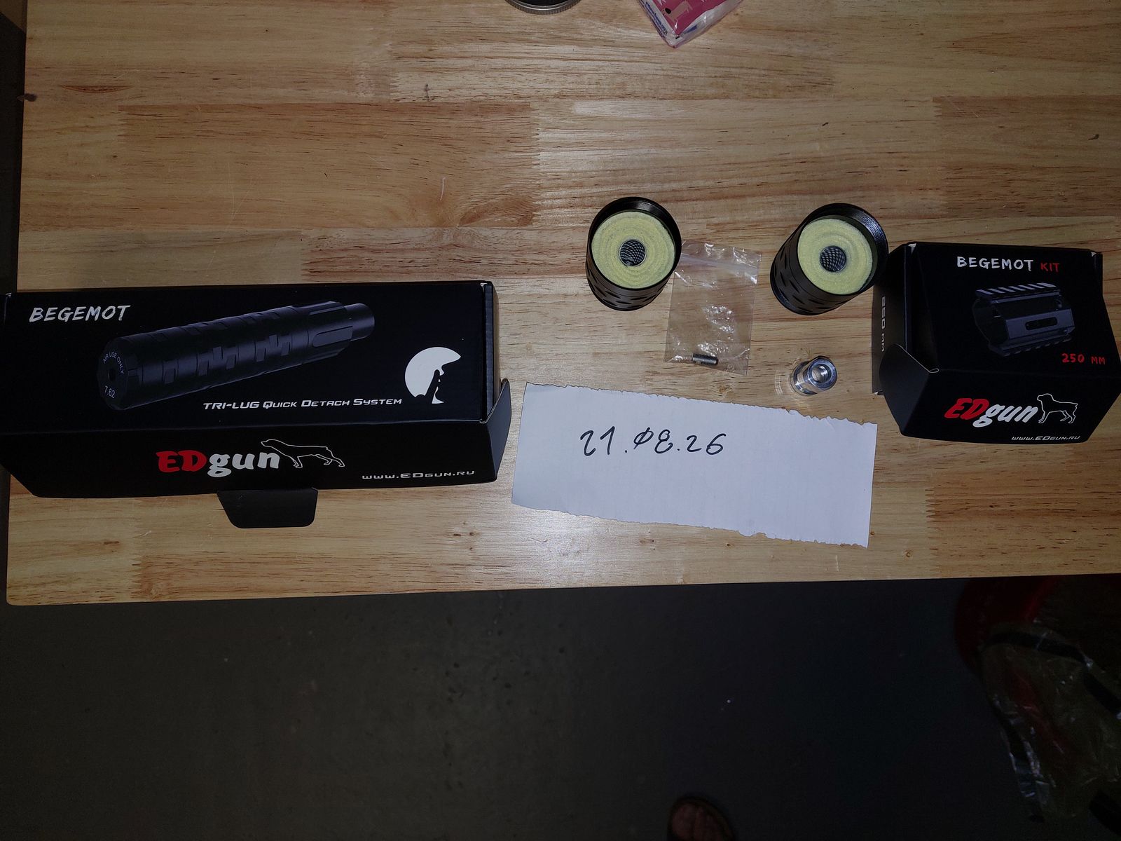 EDgun · Behemoth · QD Silencer · TRI-LUG KIT Picatinny Leshiy 2