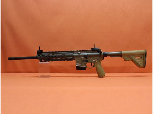 Heckler&Koch Ha.Büchse .223Rem Heckler&Koch/H&K MR223 A3 16,5" Lauf RAL8000 HKey K, Gas-Piston-System AR-15/HK416