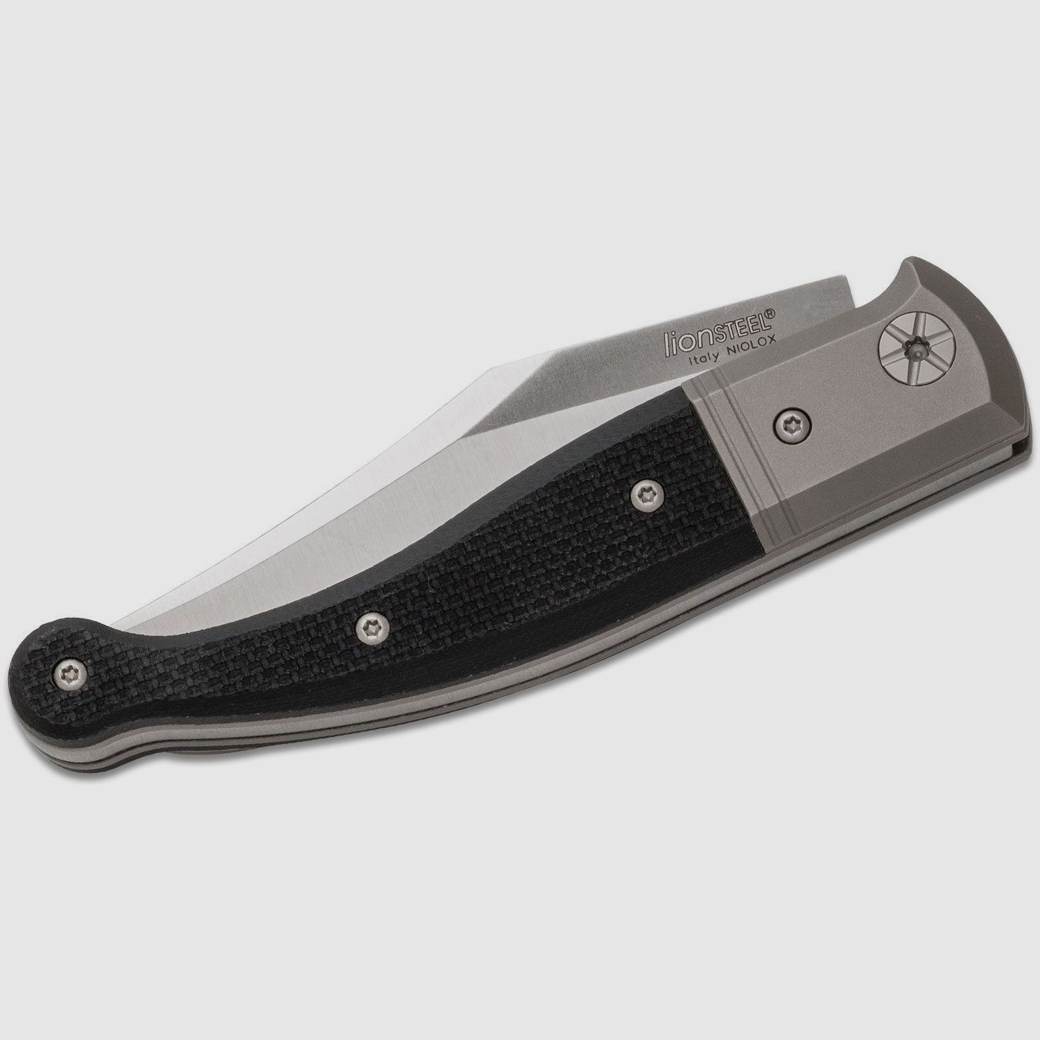 Gitano GT01 GBK, Niolox Clip Point-Klinge, schwarzer G10-Griff | 97324
