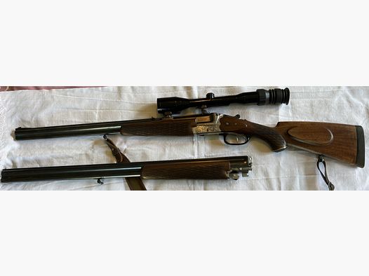 Heym Bockbüchsflinte 7 x 57R  16/70 incl. Austauschauf 16/70