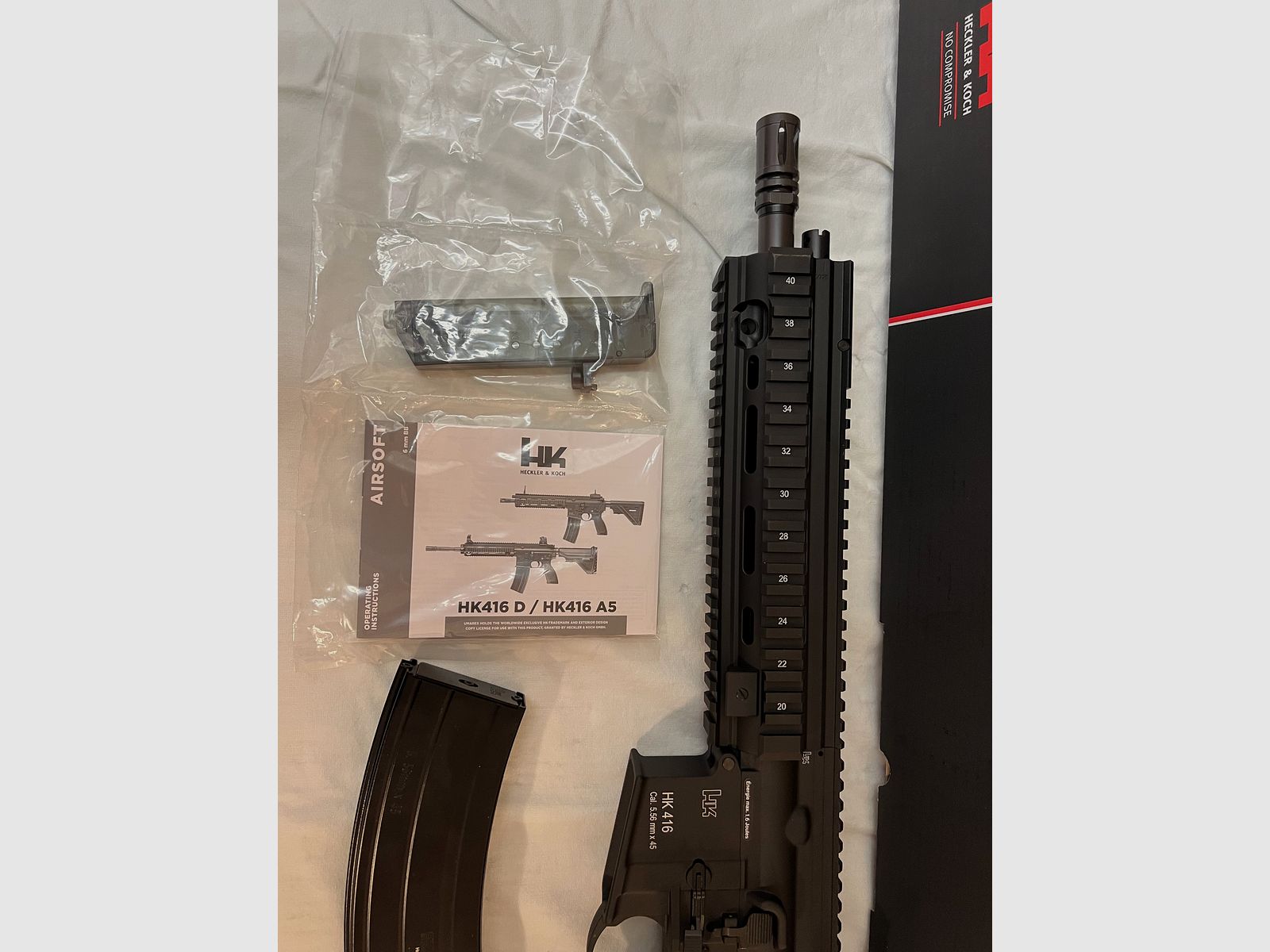 Umarex VFC Heckler & Koch HK416 A5 Airsoft Vollmetall Gas-Blow-Back 6mm BB nero - Generazione 3 nuovo NP 650€