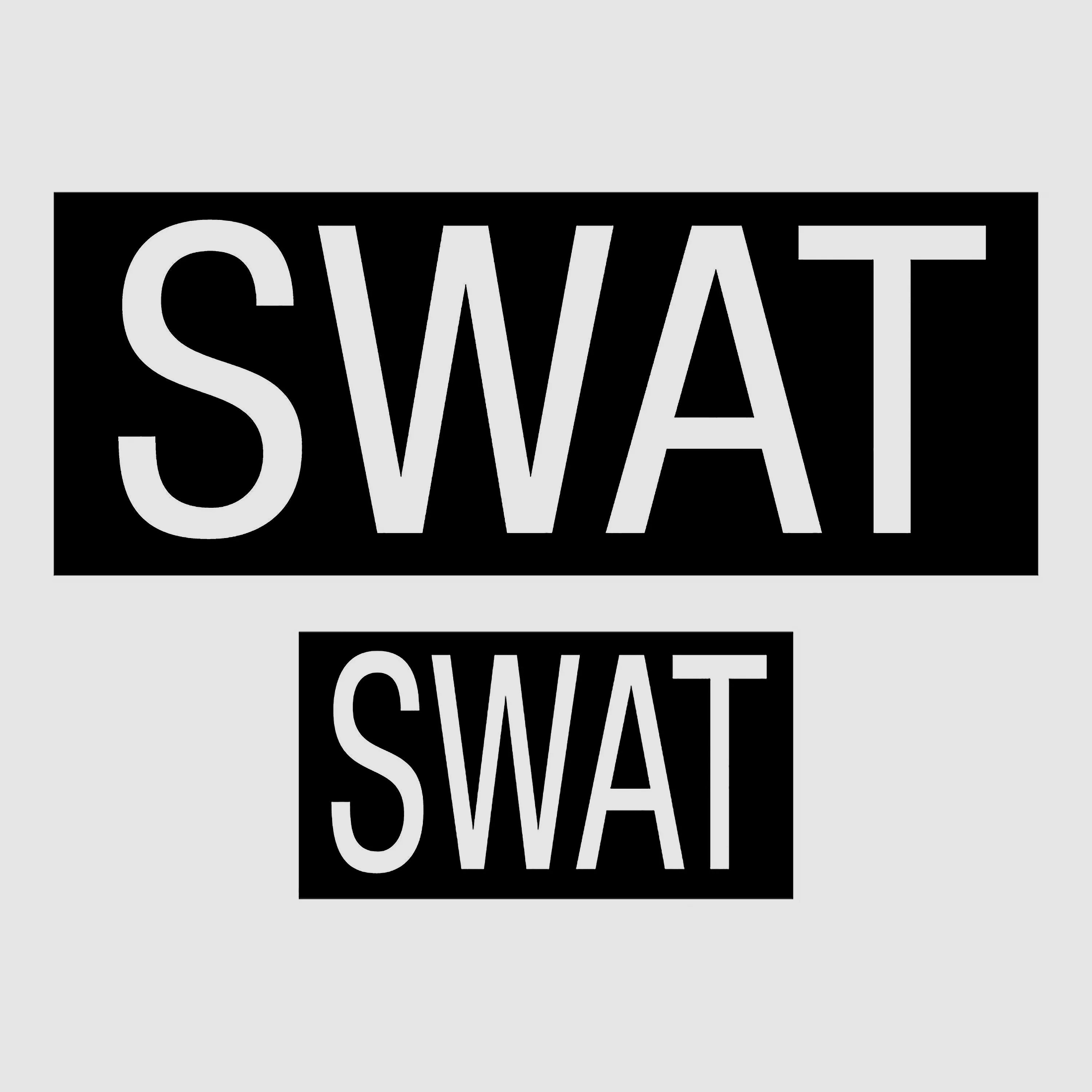 Rothco Patch Swat 2er Set schwarz