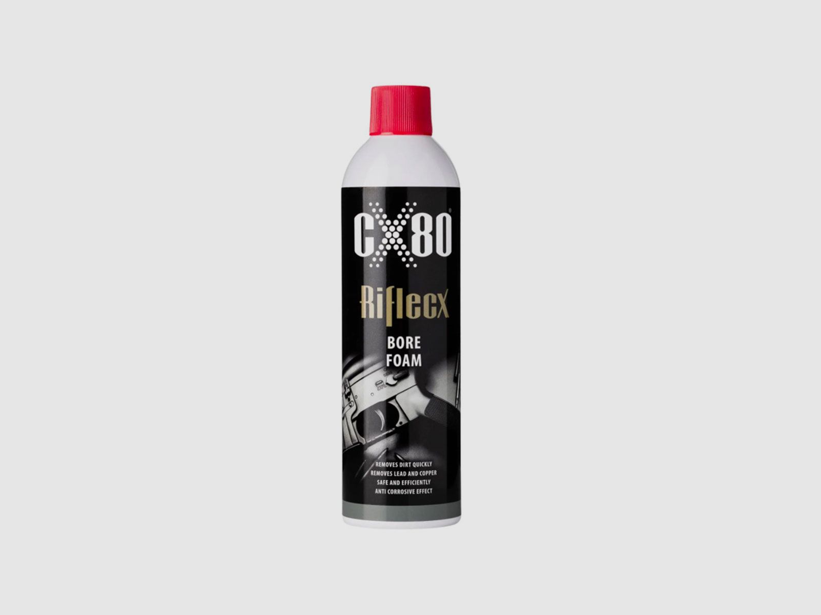RIFLECX CX80 – BORE FOAM – ACTIVE FOAM FOR BARREL CLEANING 500ml