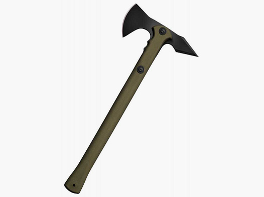 Cold Steel Trench Hawk, ascia, verde oliva